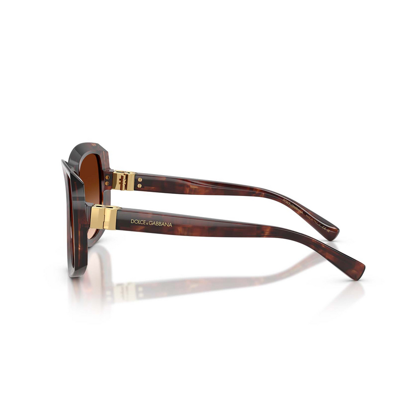 Occhiali da sole Dolce & Gabbana DG4495 322274 dark red havana - 3/4