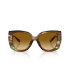 Dolce & Gabbana DG4495 Sunglasses 34462L striped ochre - product thumbnail 1/4