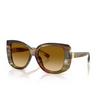 Dolce & Gabbana DG4495 Sunglasses 34462L striped ochre - product thumbnail 2/4