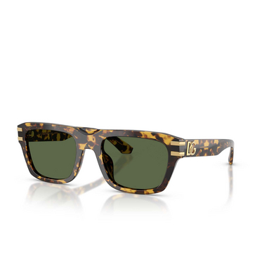 Dolce & Gabbana DG4496 Sunglasses 333071 yellow havana - three-quarters view