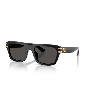 Dolce & Gabbana DG4496 Sunglasses 501/87 black - three-quarters view