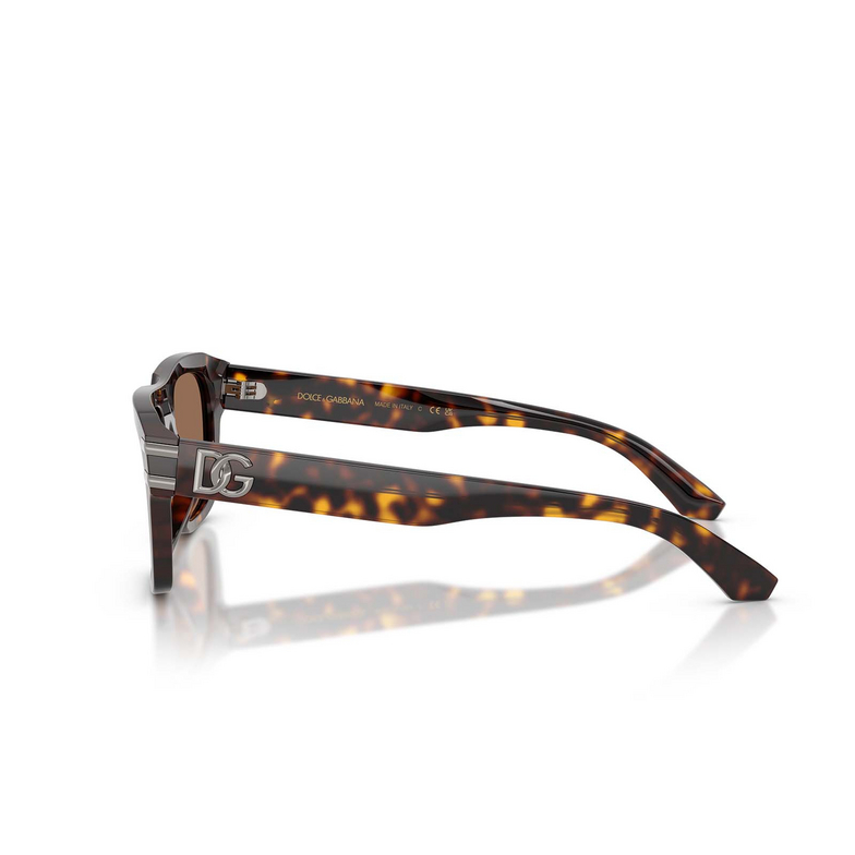Dolce & Gabbana DG4496 Sunglasses 502/73 havana - 3/4