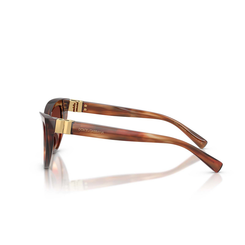 Dolce & Gabbana DG4497 Sonnenbrillen 322113 striped brown - 3/4