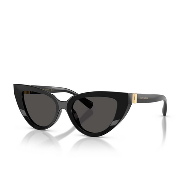 Gafas de sol Dolce & Gabbana DG4497 501/87 black - Vista tres cuartos