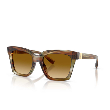 Gafas de sol Dolce & Gabbana DG4498 34462L striped ochre - Vista tres cuartos