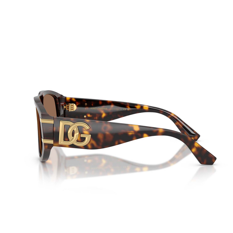 Dolce & Gabbana DG4499 Sunglasses 502/73 havana - 3/4