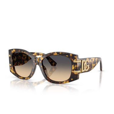 Dolce & Gabbana DG4501 Sonnenbrillen 33302Q yellow havana - Dreiviertelansicht