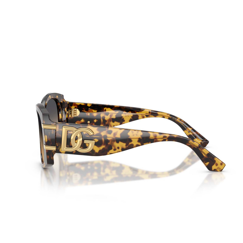 Dolce & Gabbana DG4501 Sonnenbrillen 33302Q yellow havana - 3/4