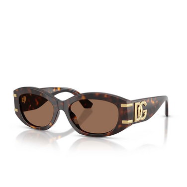 Dolce & Gabbana DG4502 Sunglasses 502/73 havana - three-quarters view