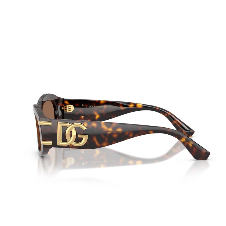 Dolce & Gabbana DG4502 Sunglasses 502/73 havana - 3/4