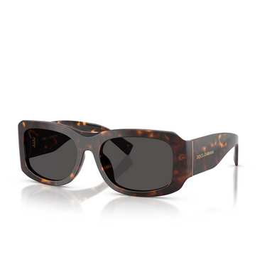 Dolce & Gabbana DG4503 Sunglasses 502/87 havana - three-quarters view