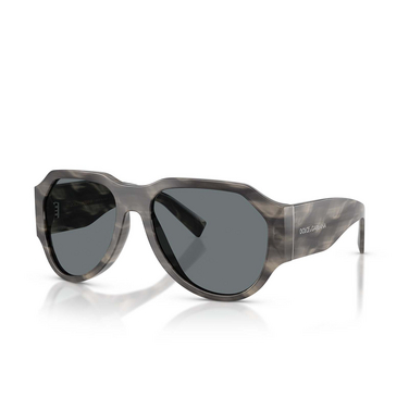 Occhiali da sole Dolce & Gabbana DG4504 319980 striped grey - tre quarti