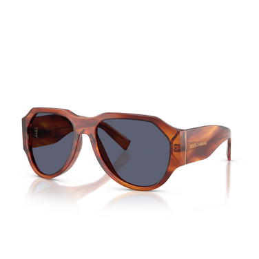 Occhiali da sole Dolce & Gabbana DG4504 32212V striped ginger - tre quarti