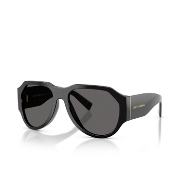 Occhiali da sole Dolce & Gabbana DG4504 501/87 black - tre quarti