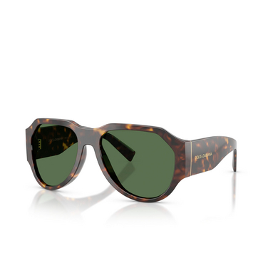 Occhiali da sole Dolce & Gabbana DG4504 502/71 havana - tre quarti