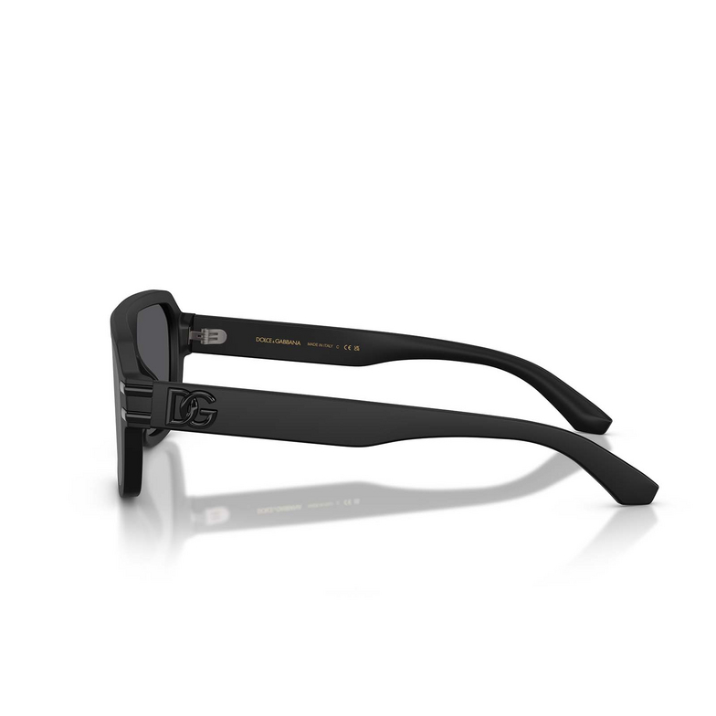 Dolce & Gabbana DG4507 Sunglasses 25256G matte black - 3/4