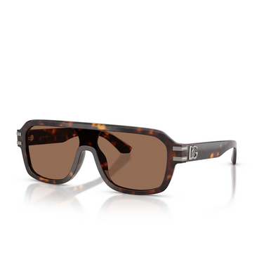 Dolce & Gabbana DG4507 Sunglasses 502/73 havana - three-quarters view