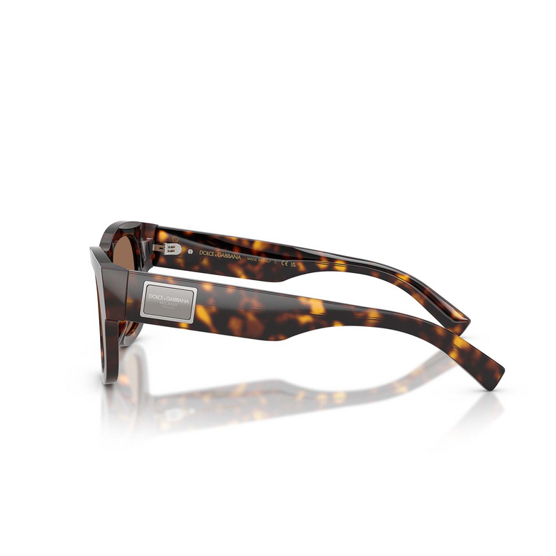Occhiali da sole Dolce & Gabbana DG4509 502/73 havana - 3/4