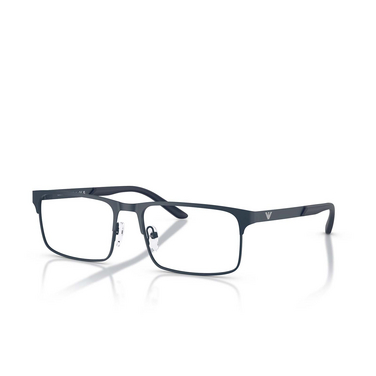 Gafas graduadas Emporio Armani EA1170 3396 matte blue - Vista tres cuartos