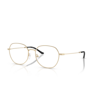 Emporio Armani EA1174D Korrektionsbrillen 3013 shiny pale gold - Dreiviertelansicht