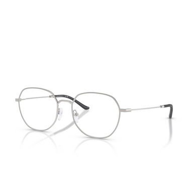 Emporio Armani EA1174D Korrektionsbrillen 3015 shiny silver - Dreiviertelansicht