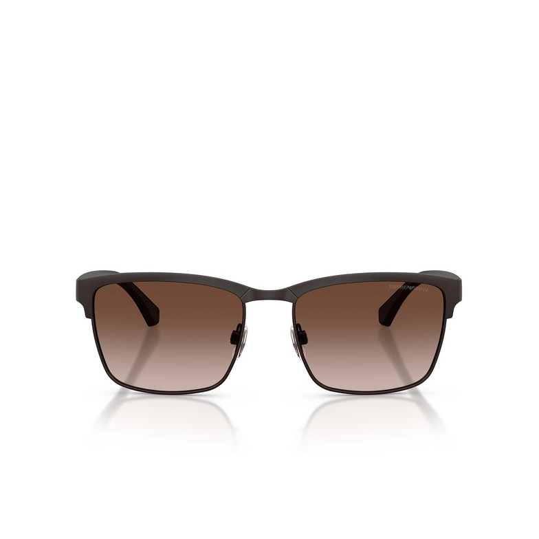 Gafas de sol Emporio Armani EA2087 339013 matte brown - 1/3