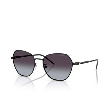 Gafas de sol Emporio Armani EA2161 30018G matte black - Vista tres cuartos