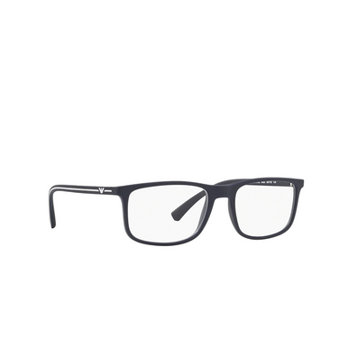 Occhiali da vista Emporio Armani EA3135 5692 rubber blue - tre quarti