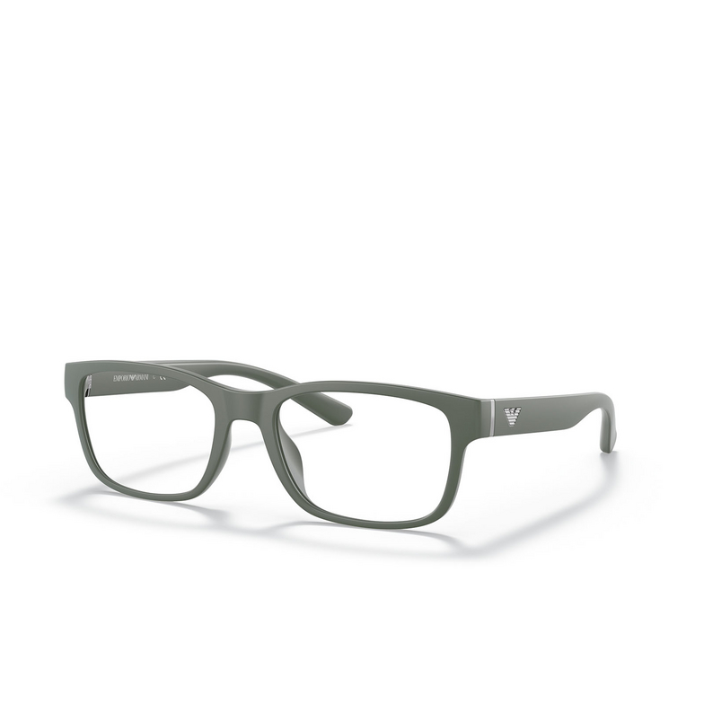 Occhiali da vista Emporio Armani EA3201U 5058 matte green - 2/3
