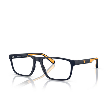 Emporio Armani EA3233 Korrektionsbrillen 5088 matte blue - Dreiviertelansicht