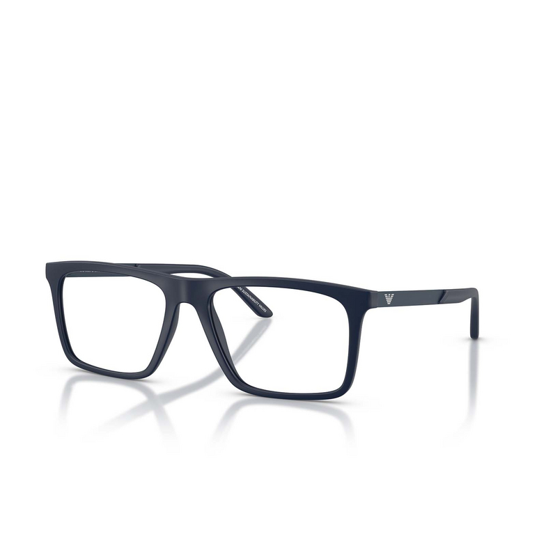 Emporio Armani EA3253 Eyeglasses 6244 matte blue - 2/3