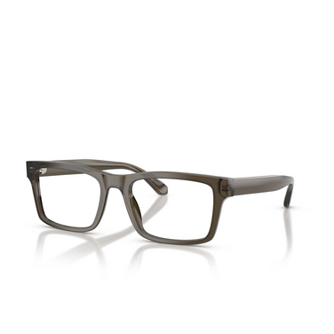 Emporio Armani EA3254 Korrektionsbrillen 6249 shiny transparent grey - Dreiviertelansicht