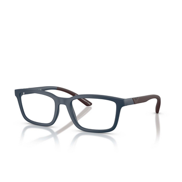 Emporio Armani EA3259 Korrektionsbrillen 6260 matte blue - Dreiviertelansicht