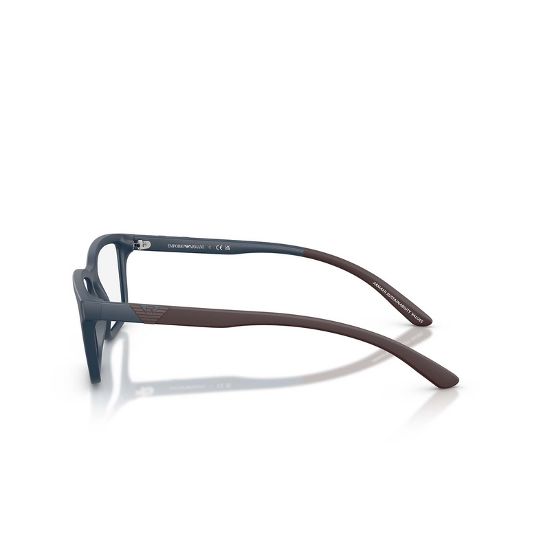 Emporio Armani EA3259 Eyeglasses 6260 matte blue - 3/3