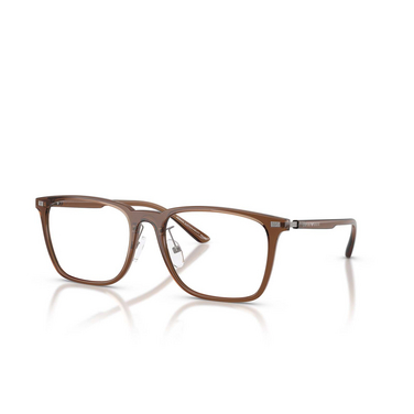 Emporio Armani EA3263D 6282 shiny transparent brown - Dreiviertelansicht