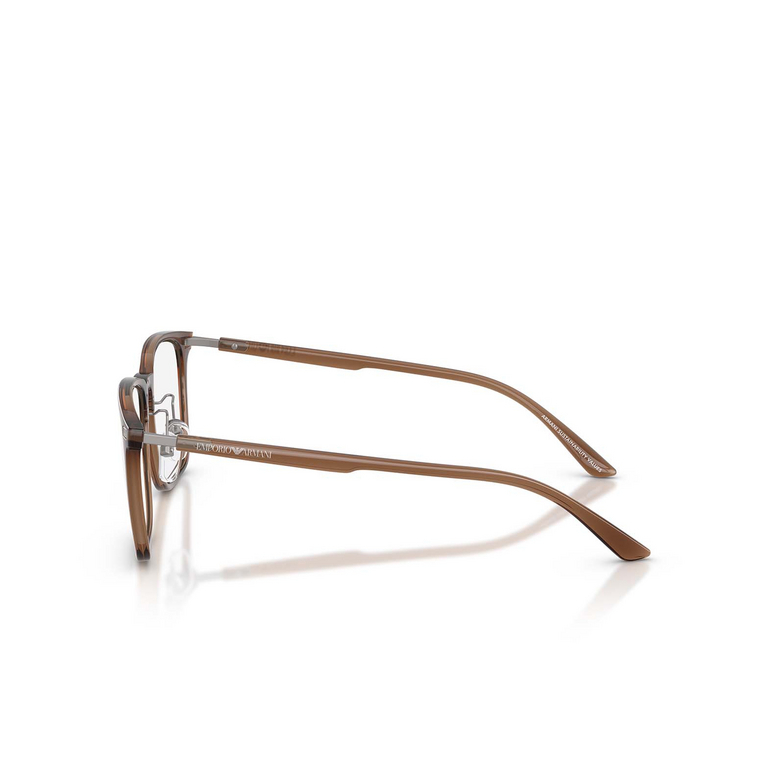 Emporio Armani EA3263D 6282 shiny transparent brown - 3/3