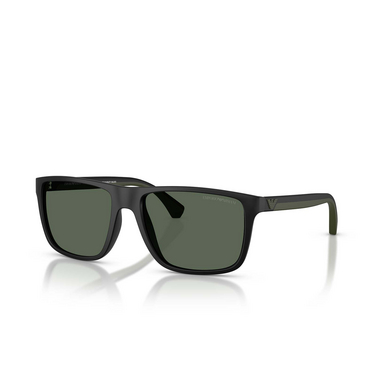Lunettes de soleil Emporio Armani EA4033 500171 matte black - Vue trois quarts