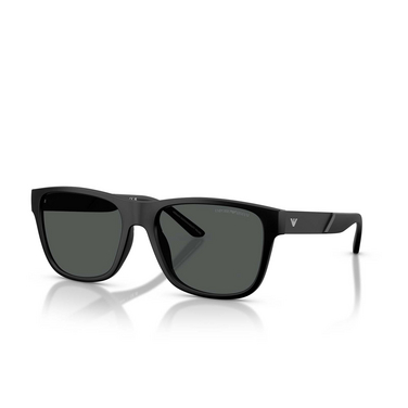 Emporio Armani EA4243 Sunglasses 5001T3 matte black - three-quarters view