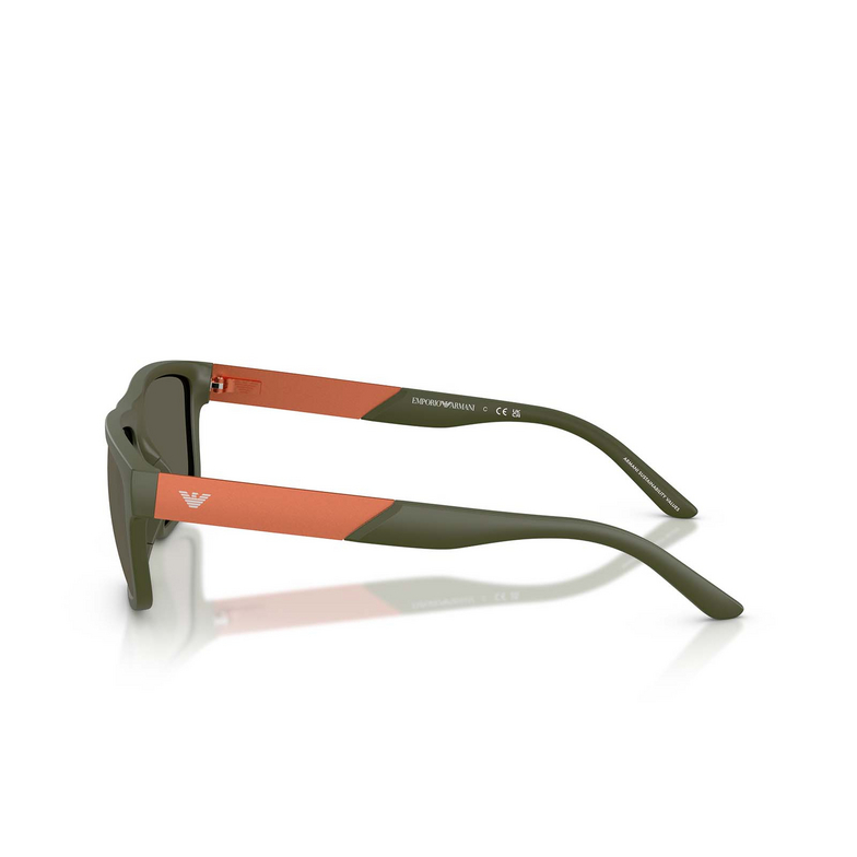Occhiali da sole Emporio Armani EA4244U 618471 matte green - 3/3