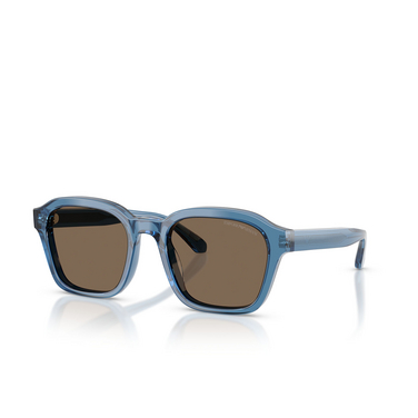 Emporio Armani EA4245U 624787 shiny transparent blue - tre quarti