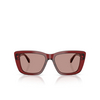 Emporio Armani EA4246U Sonnenbrillen 625473 shiny transparent bordeaux - Produkt-Miniaturansicht 1/3