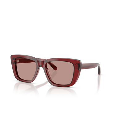Emporio Armani EA4246U Sonnenbrillen 625473 shiny transparent bordeaux - Dreiviertelansicht
