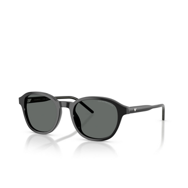 Occhiali da sole Emporio Armani EA4247U 501787 shiny black - tre quarti