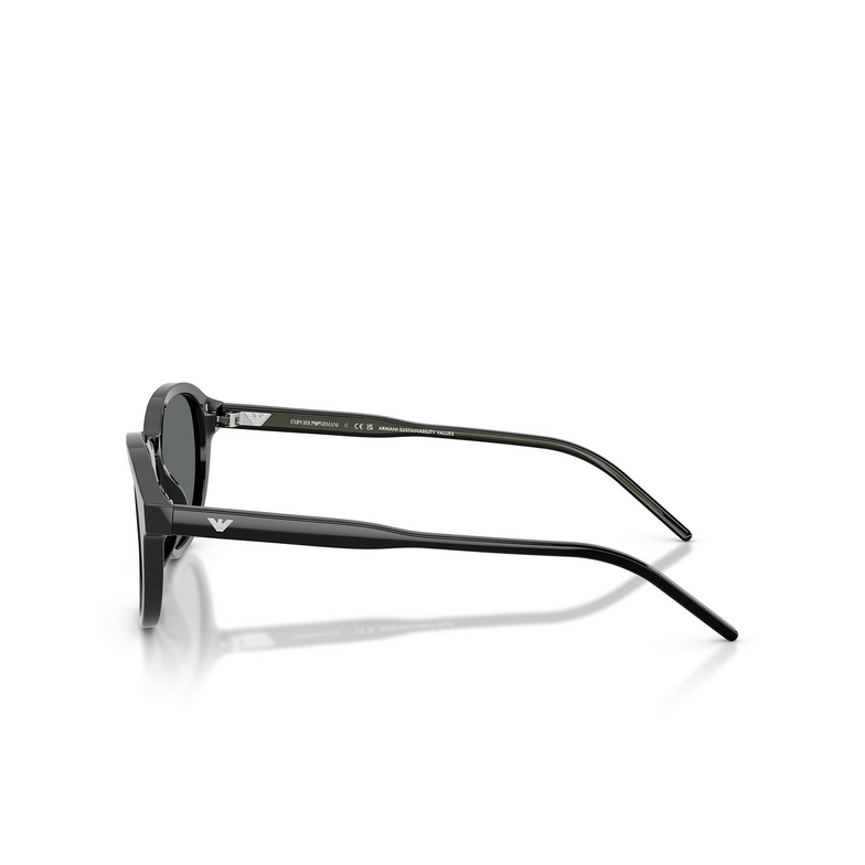 Occhiali da sole Emporio Armani EA4247U 501787 shiny black - 3/3