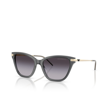 Emporio Armani EA4251 Sonnenbrillen 62628G shiny opal black - Dreiviertelansicht