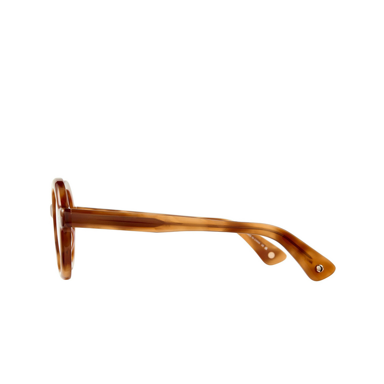Lunettes de soleil Garrett Leight JULIEN SUN EMT/SFO ember tortoise/semi-flat oak - 3/4