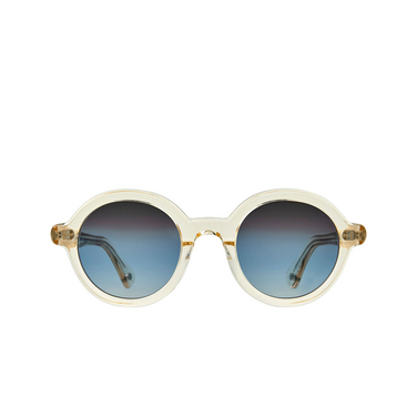 Garrett Leight JULIEN Sunglasses ICE/SFSPG ice/semi-flat sapphire gradient - front view