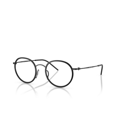 Lunettes de vue Giorgio Armani AR5155 3001 matte black - Vue trois quarts