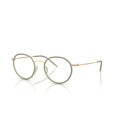 Occhiali da vista Giorgio Armani AR5155 3002 matte pale gold - tre quarti