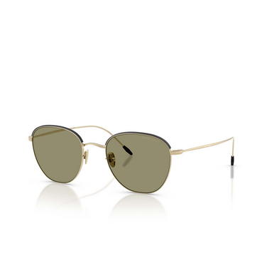 Giorgio Armani AR6048 30132A pale gold / matte black - three-quarters view